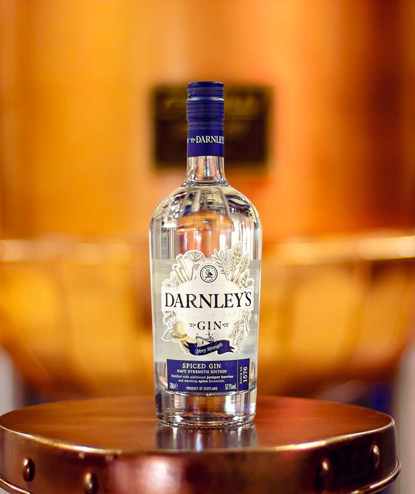 Darnley's Spiced Navy Strength Gin Bottle
