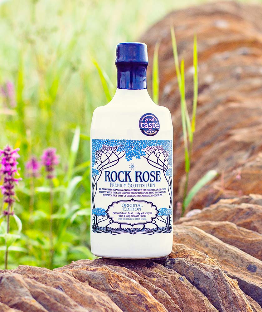 Rock Rose Original Gin Bottle