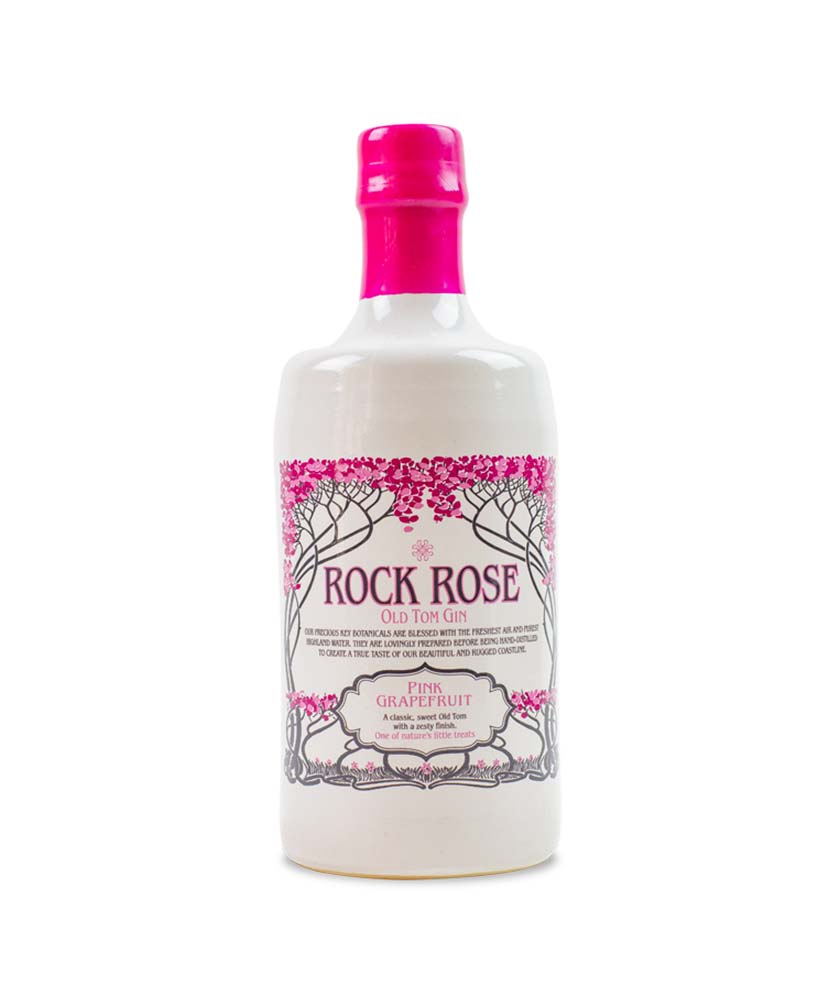 Rock Rose Old Tom Pink Grapefruit Gin Bottle