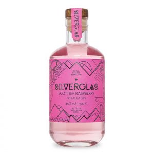 Esker Silverglas Scottish Raspberry Gin Bottle