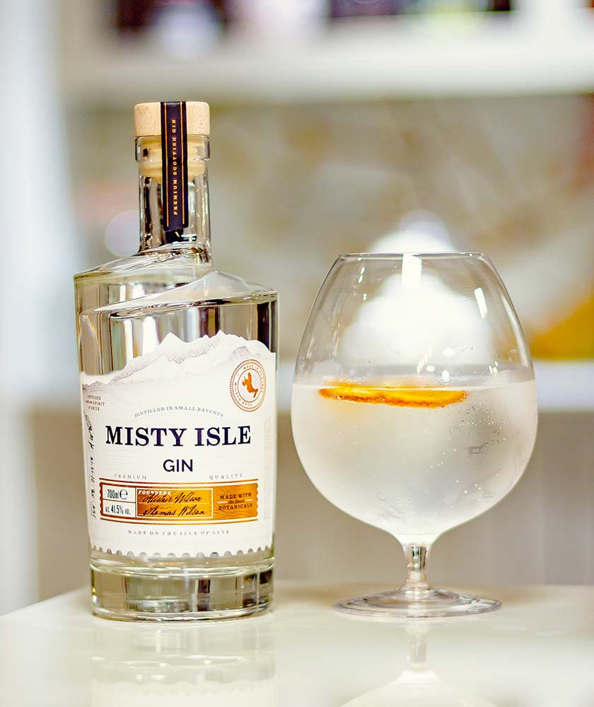 Misty Isle Gin Bottle