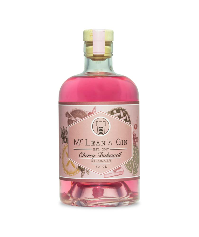 McLean's Cherry Bakewell Gin Bottle
