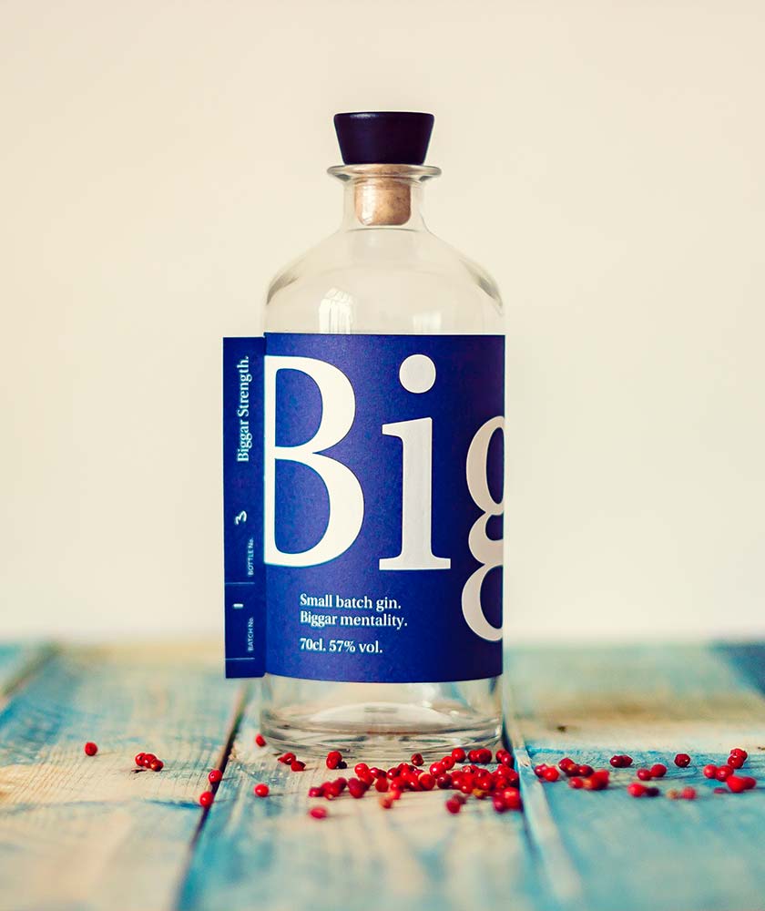 Biggar Navy Strength Gin Bottle