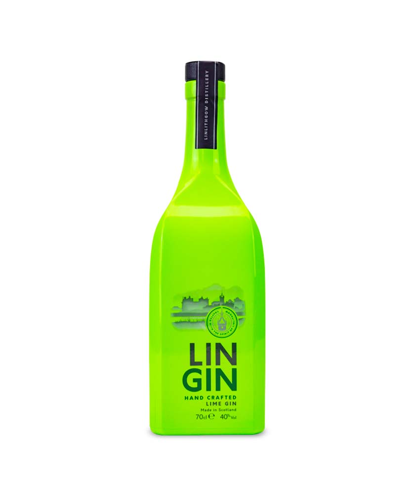 LinGin Colours Lime Gin Bottle